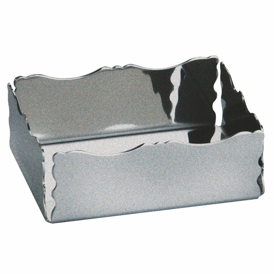 Sugar Packet Holder / Business Card Holder; Pewter 4-1/8" X 2-7/8"