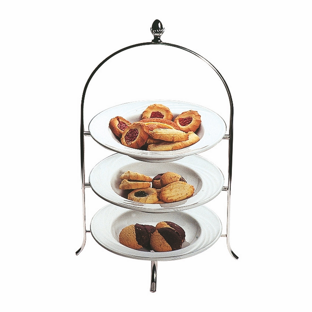 Afternoon Tea Stand; H: 13" D: 7-1/8"