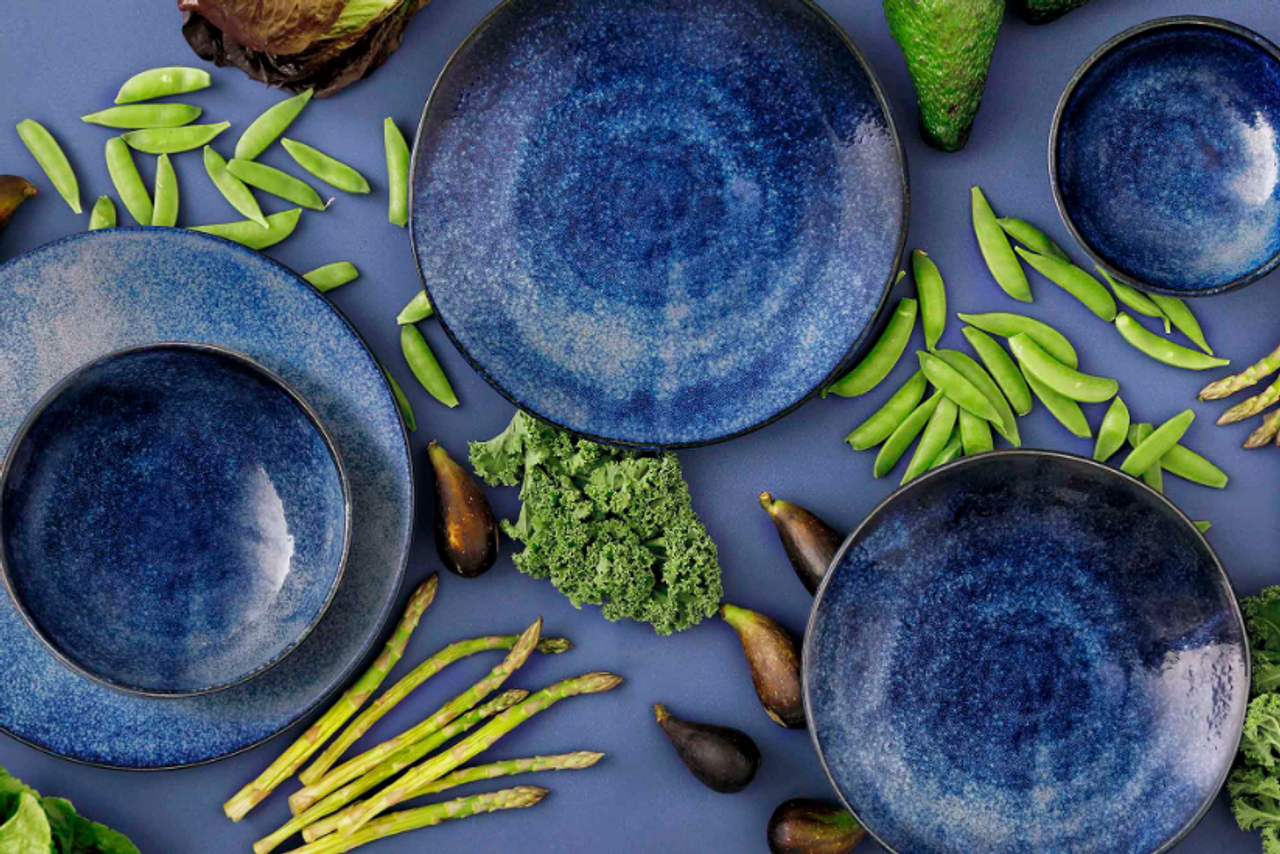 Palmer Bord Kiryu 25,5 см Porselein Blauw