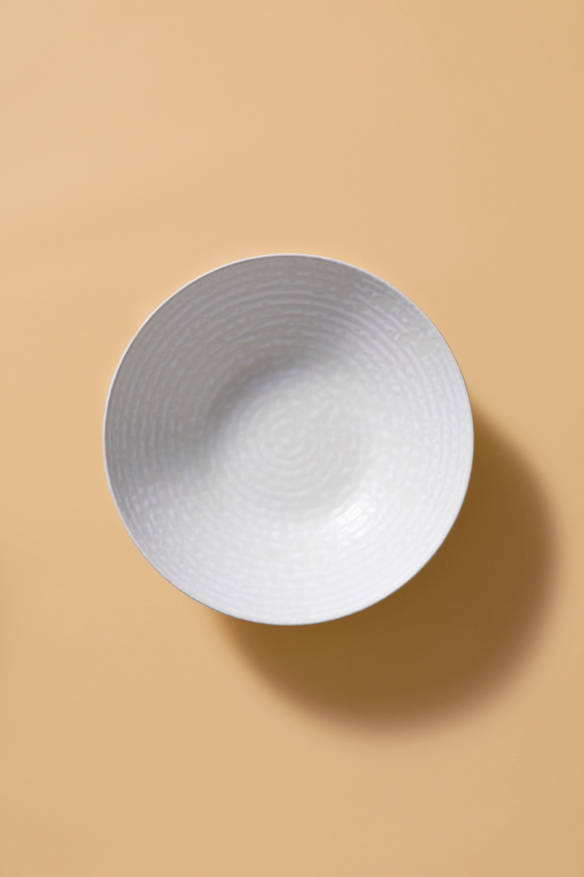Palmer Schaal Ripple 24 см 1,8 л Керамика Wit