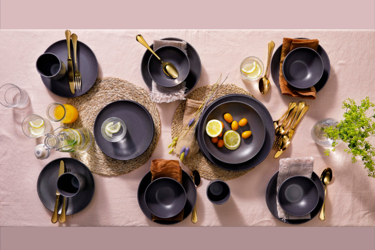 Mammoet Schaal Spirit 15 cm Stoneware Grijs