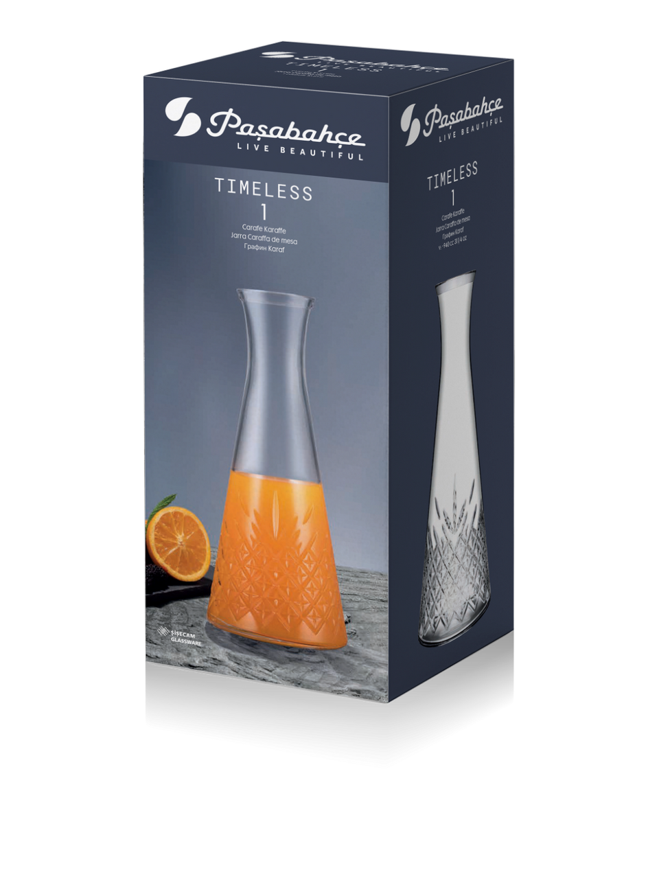 Pasabahce Karaf Timeless 94 cl Glas