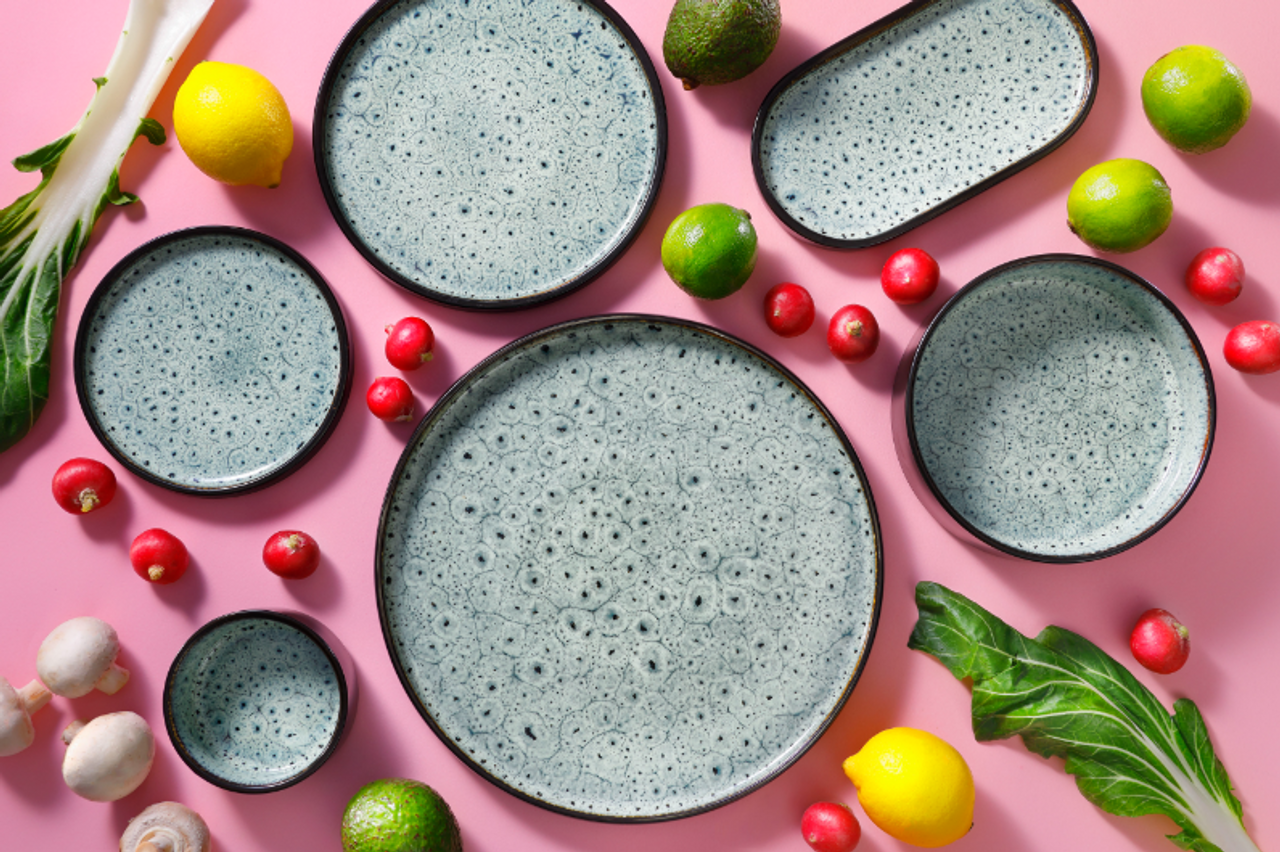 Palmer Bord Coco 19 см Porselein Blauw