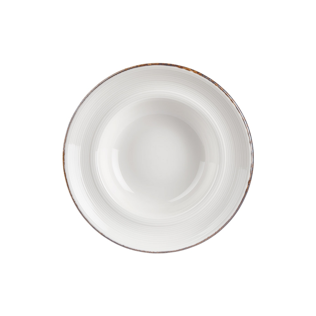 By Bone Bord Diep Helix Gleam 27 cm Porselein Cr??me