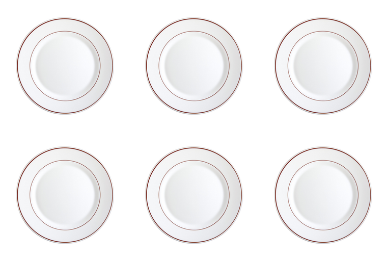 arcoroc-bord-arcopal-bordeaux-23-5-cm-offwhite-rood-hardglas-6-stuks_