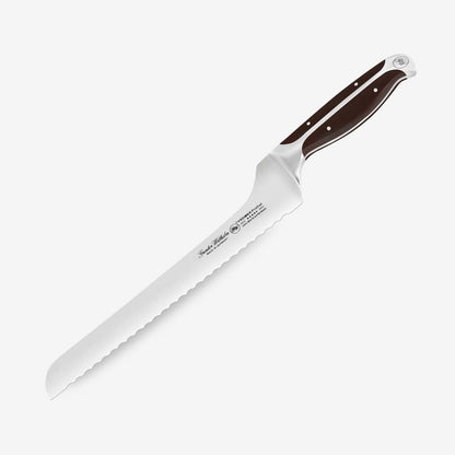 Gunter Wilhelm Thunder Offset Bread Knife, 10 Inch | Dark Brown ABS Handle SKU: 30-318-1510