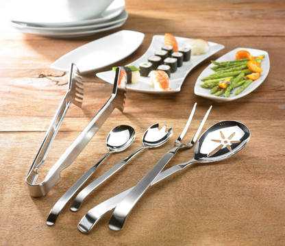 Amefa Opscheplepel Geperforeerd 1319 Буфет 31 см 18/10 серебра 