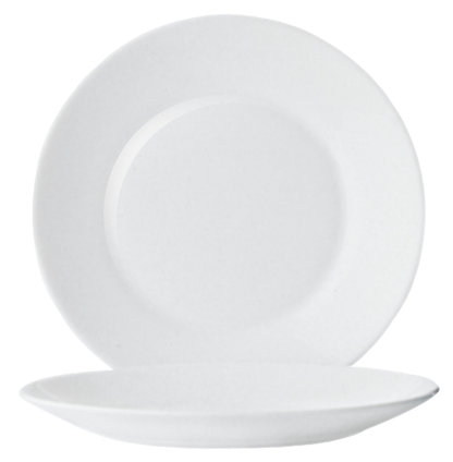 Arcoroc Bord diep Restaurant Wit 22.5 cm Hardglas Wit