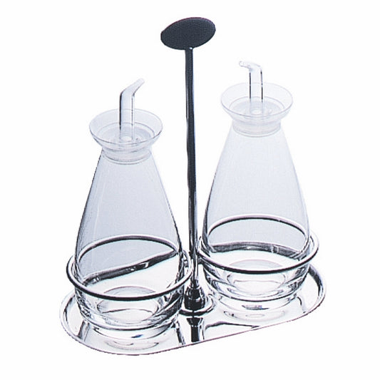2 Pc. Cruet Set; Grand Hotel H: 8-1/4", 2 X 10-1/8 Oz.