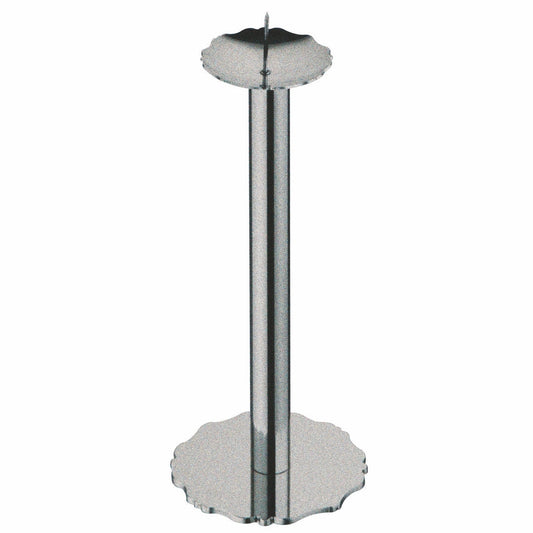 Candlestick;  Pewter H: 9-1/4"