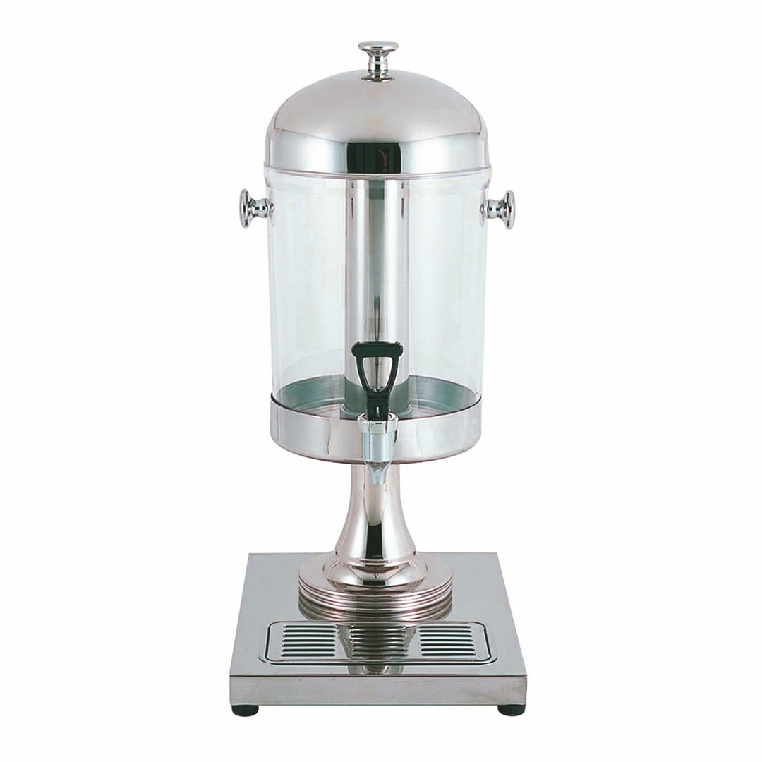 Juice Dispenser;  H: 22-7/8" Base: 10-1/4" X 13-3/4" 7 Quarts