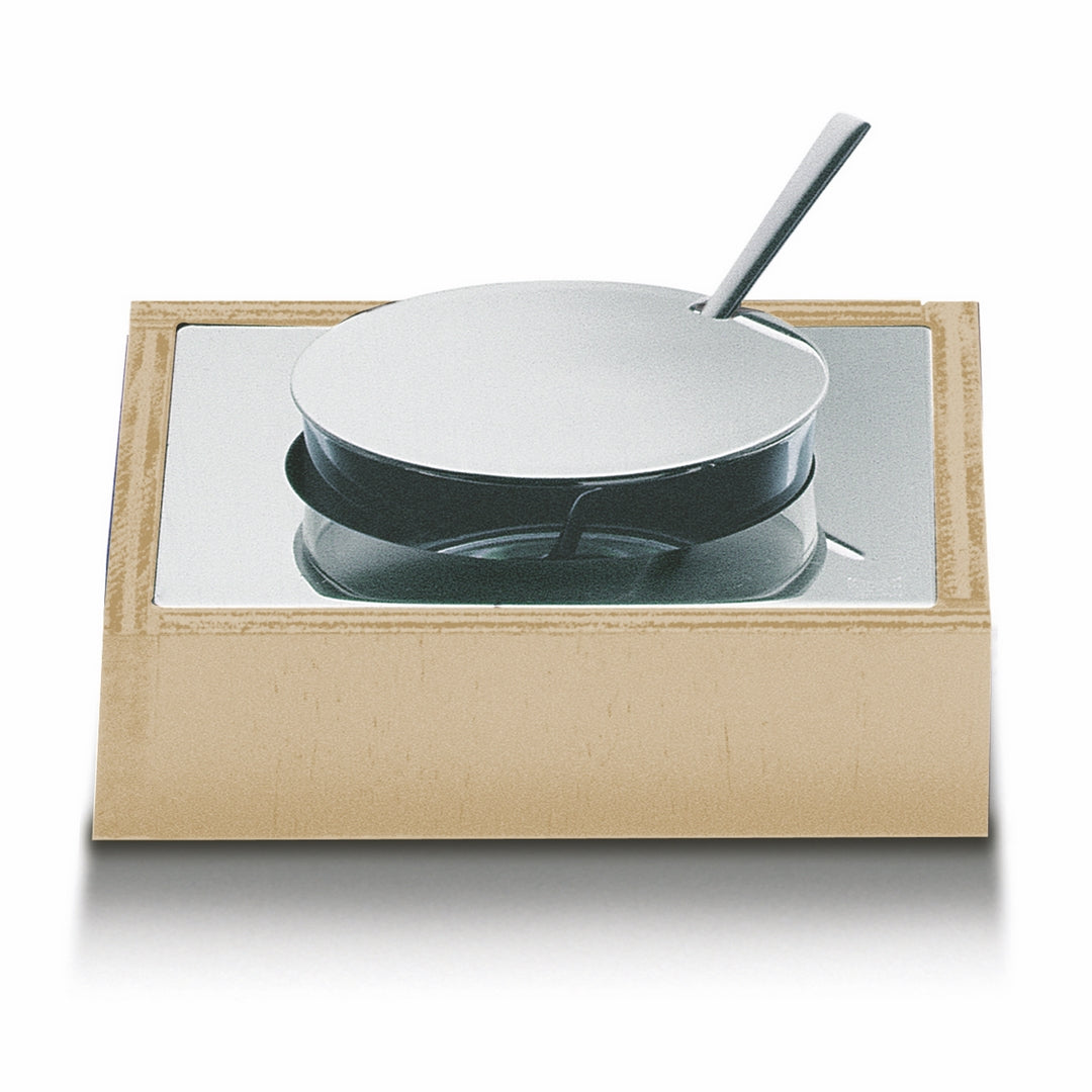 Wenge Wood Finish Cheese Basin;  L: 6" W: 6" C: 6-3/4 Oz. Wenge'