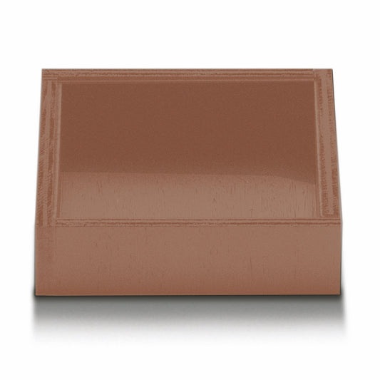 Wenge Wood Finish Square Basket;  L: 6" W: 6" Walnut