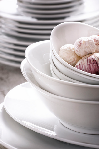 Тарелка-купе Palmer White Delight 16 см, фарфор белый 