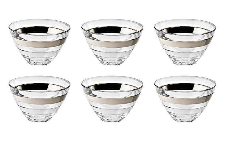 vidivi-schaal-baguette-14-cm-61-cl-transparant-zilver-glas-6-stuks_