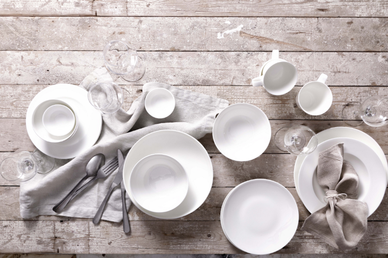 Чаша Maastricht Porselein Blanc De Blancs 23,5 см, 1 литр Offwhite 