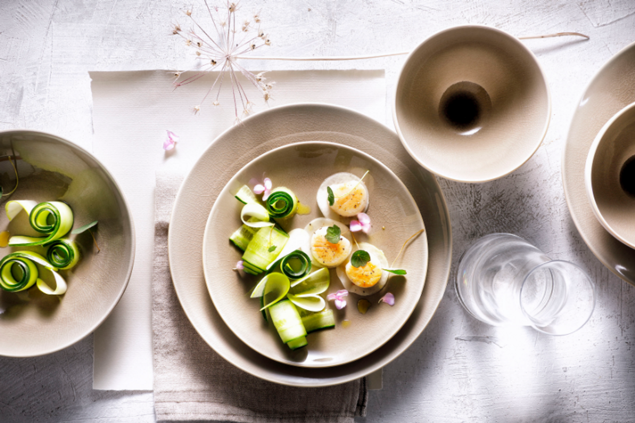 Palmer Schaal Aurora 15 см 57 мл Керамогранит Grijs