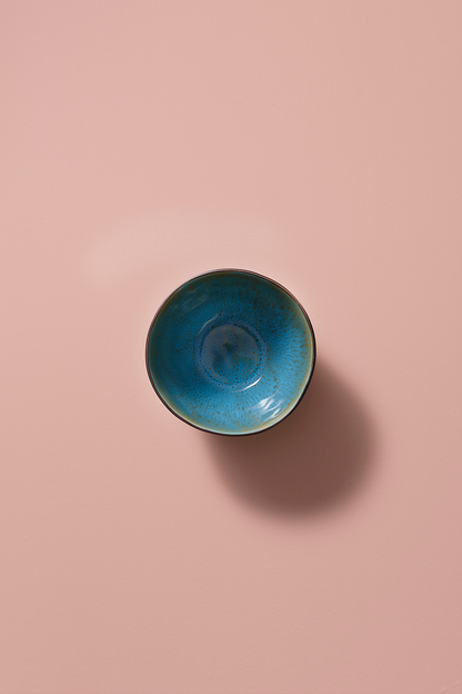 Чаша Palmer Bowl Lotus 15 см, 1 литр, керамическая, бирюзовая 