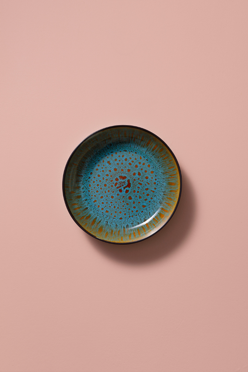 Palmer Bord diep Lotus 21 cm Stoneware Turquoise 