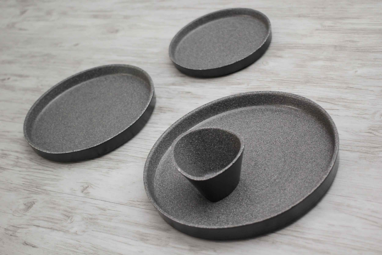 Cheforward Bord Infuse 40.5 cm Melamine Grijs