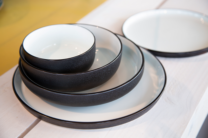 Maastricht Porselein Schaal Cosmic 16 см 55 кл Wit Zwart 