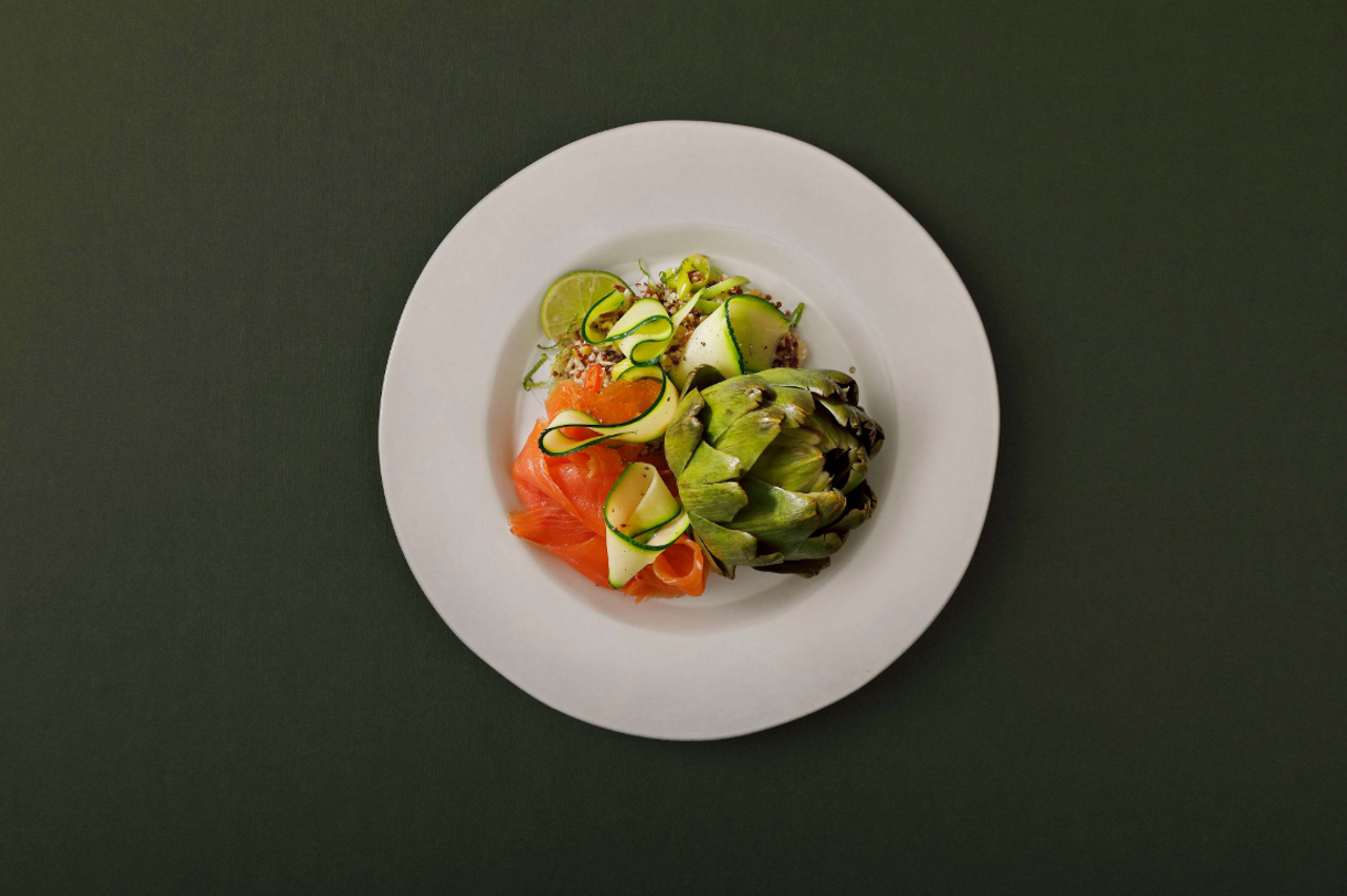 Palmer Bord Ecogres Plano 29 cm Stoneware Wit 