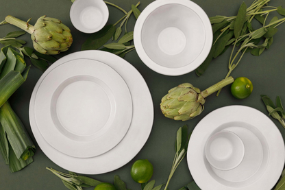 Palmer Ramekin Ecogres Plano 9 cm Stoneware Wit 