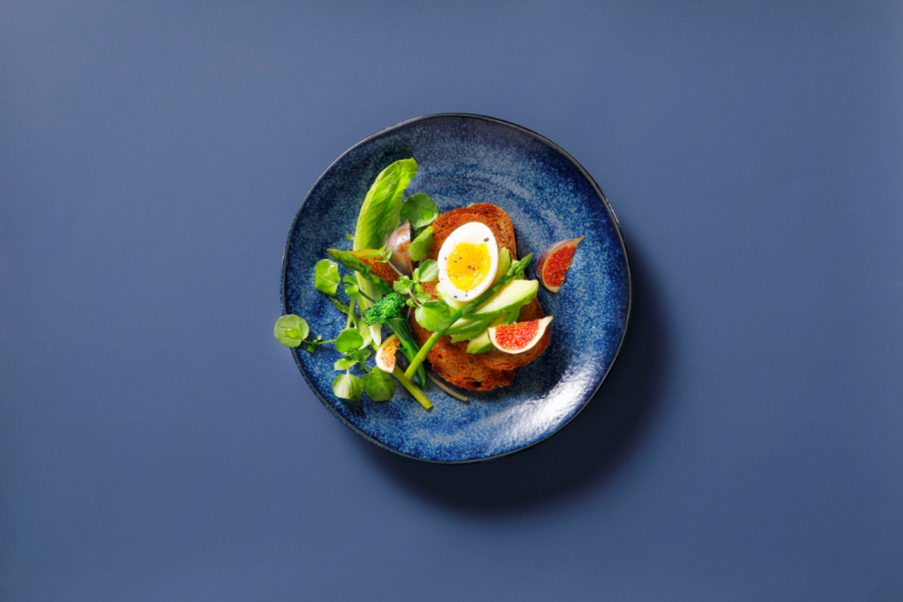 Palmer Bord Kiryu 25,5 см Porselein Blauw 