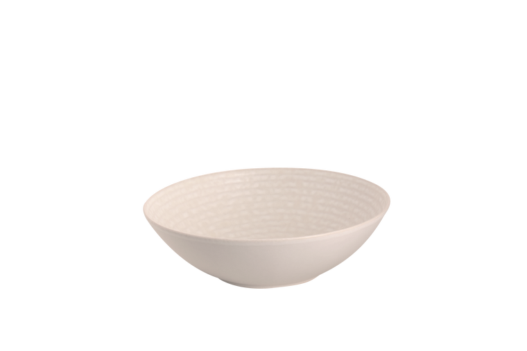 palmer-schaal-ripple-24-cm-1-8-l-wit-stoneware-1-stuk_
