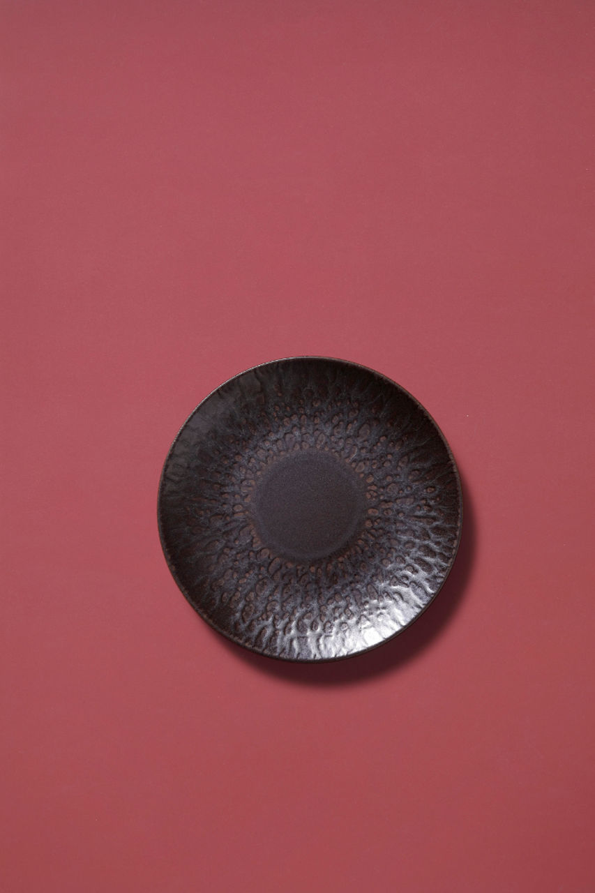 Тарелка-купе Palmer Ruston 21 см, керамогранит, коричневый 