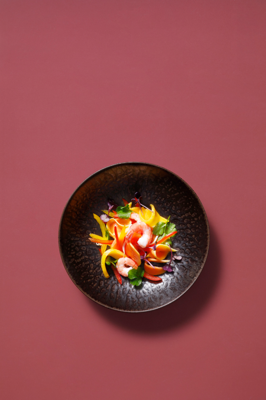 Palmer Bord diep coupe Ruston 22 cm Stoneware Bruin 