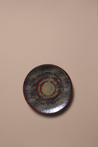 Тарелка-купе Palmer Victory 21 см, керамогранит, коричневый 