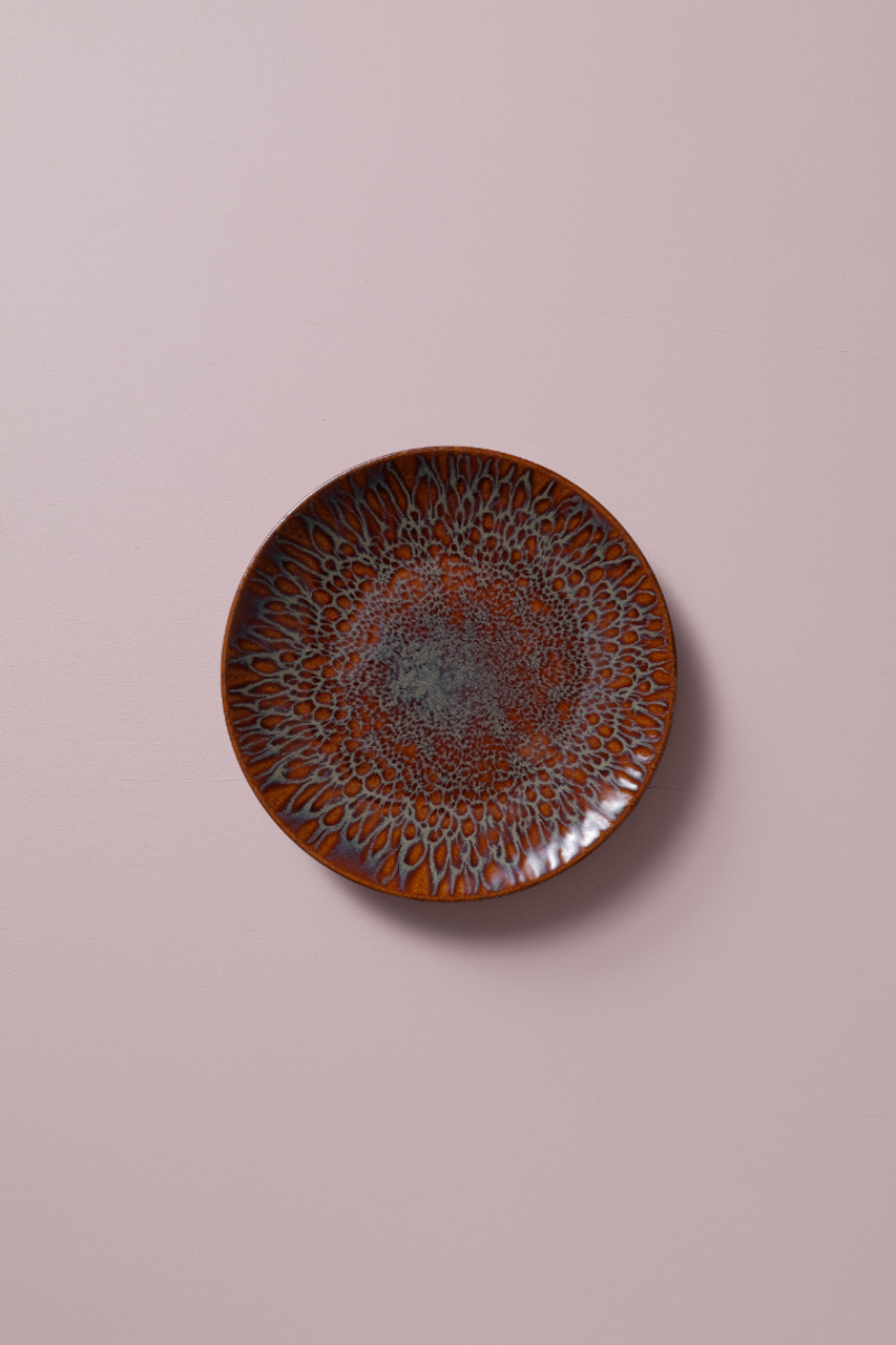 Palmer Magmatic Bord Coupe 21 cm Stoneware Bruin 