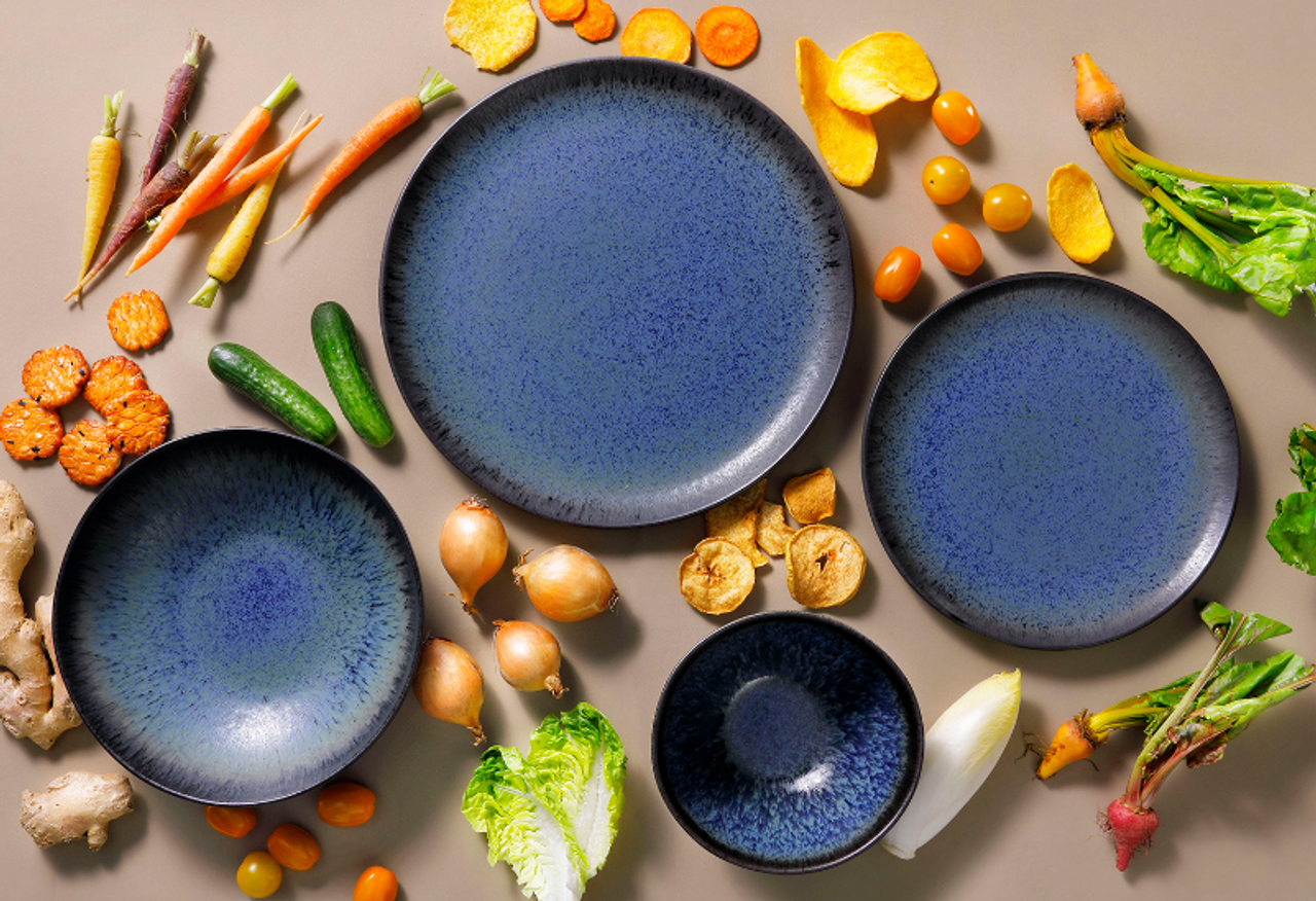 Palmer Schaal Tama 15 см Керамогранит Blauw 