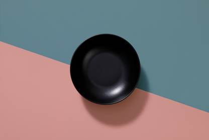 Mammoet Bord diep Moon 21,5 см Керамогранит Zwart 