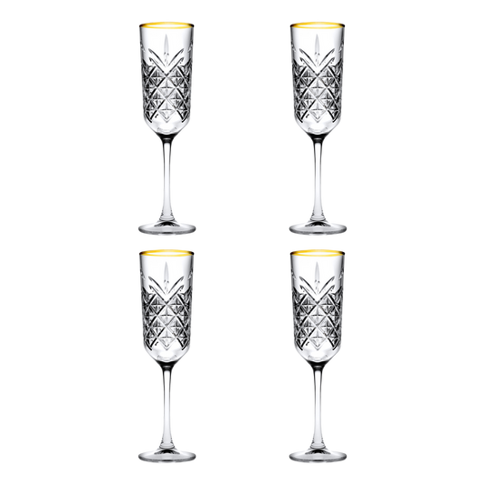 pasabahce-timeless-champagneflute-gouden-rand-17-5-cl-4-stuks_