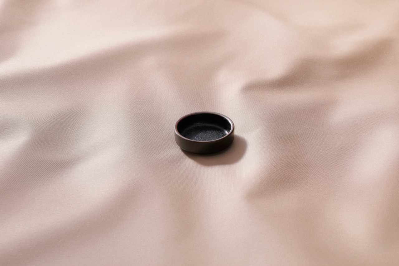 Чаша Maastricht Porselein низкая Cafe Noir, 6,5 см, черная 