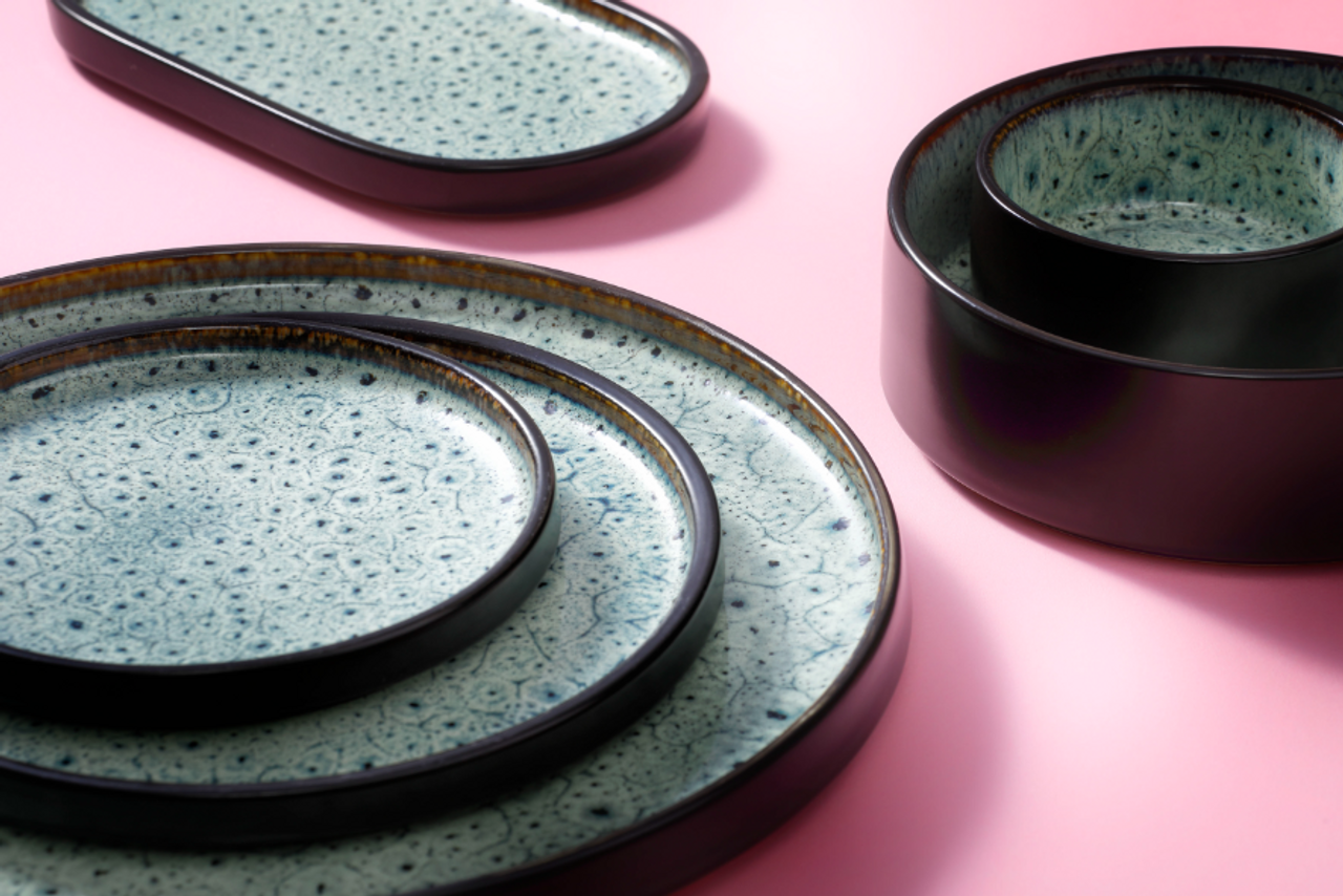 Palmer Bord Coco 26 см Porselein Blauw 