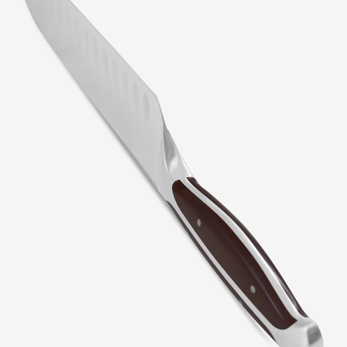 Gunter Wilhelm Thunder Santoku Knife, 5 Inch | Dark Brown ABS Handle SKU: 30-317-0405