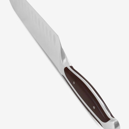Gunter Wilhelm Thunder Santoku Knife, 5 Inch | Dark Brown ABS Handle SKU: 30-317-0405