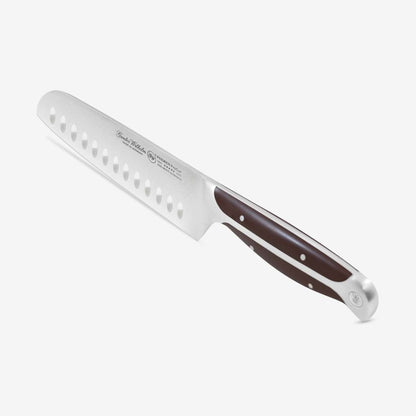 Gunter Wilhelm Thunder Santoku Knife, 7 Inch | Dark Brown ABS Handle SKU: 30-315-0407