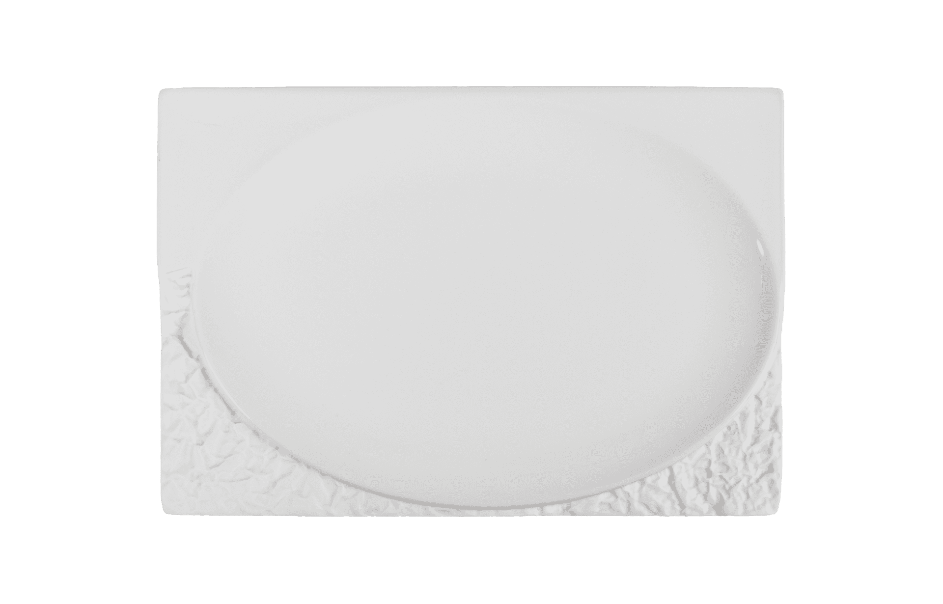 Rectangular Oval Plate 067 0016 10 5/8 x 7 in (27 x 18 cm)