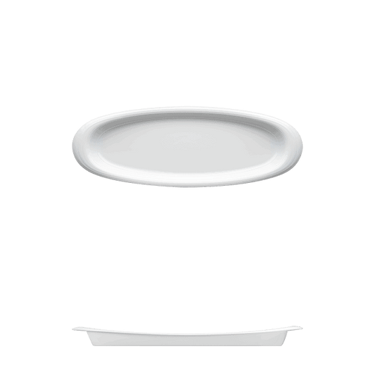 Oval Platter | Catalog Number: 010 0038 | Dimensions: 19 1/2 x 7 in (49 x 18 cm)