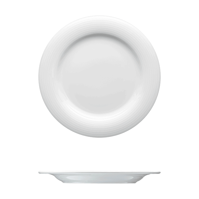 Round Plate | Catalog Number: 010 0031 | Dimensions: 8 1/2 in (22 cm)