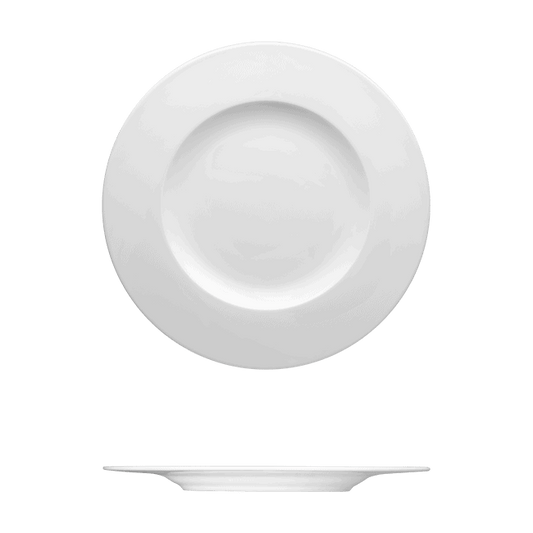 Round Plate Catalog Number: 051 0040 | Dimensions: 7 in (18 cm)